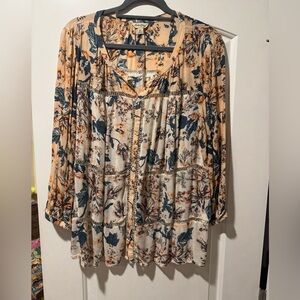 Floral Print Women's Top